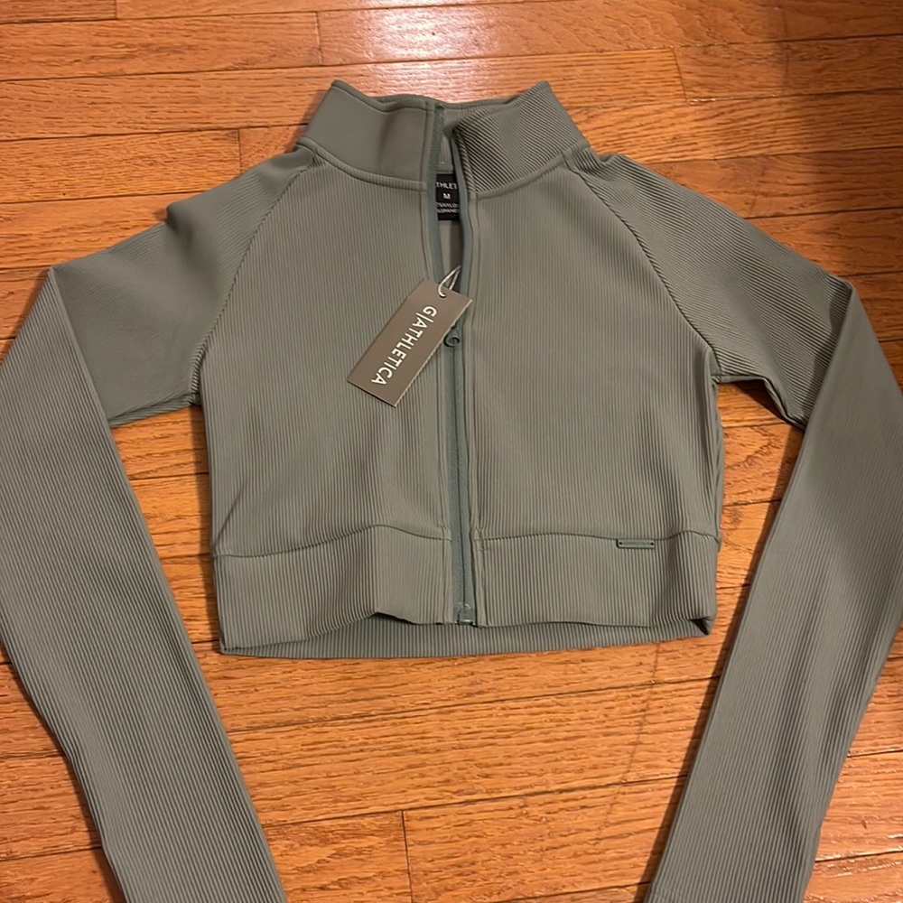 G|Athletica Crop Zip Up